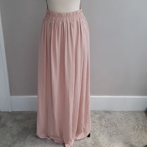 NWT Forever 21 pink maxi skirt